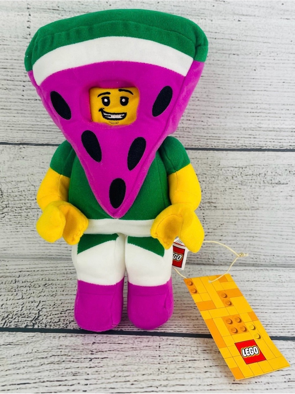 LEGO Watermelon Guy 9.5" Minifigure Plush Manhattan Toy Company  - New